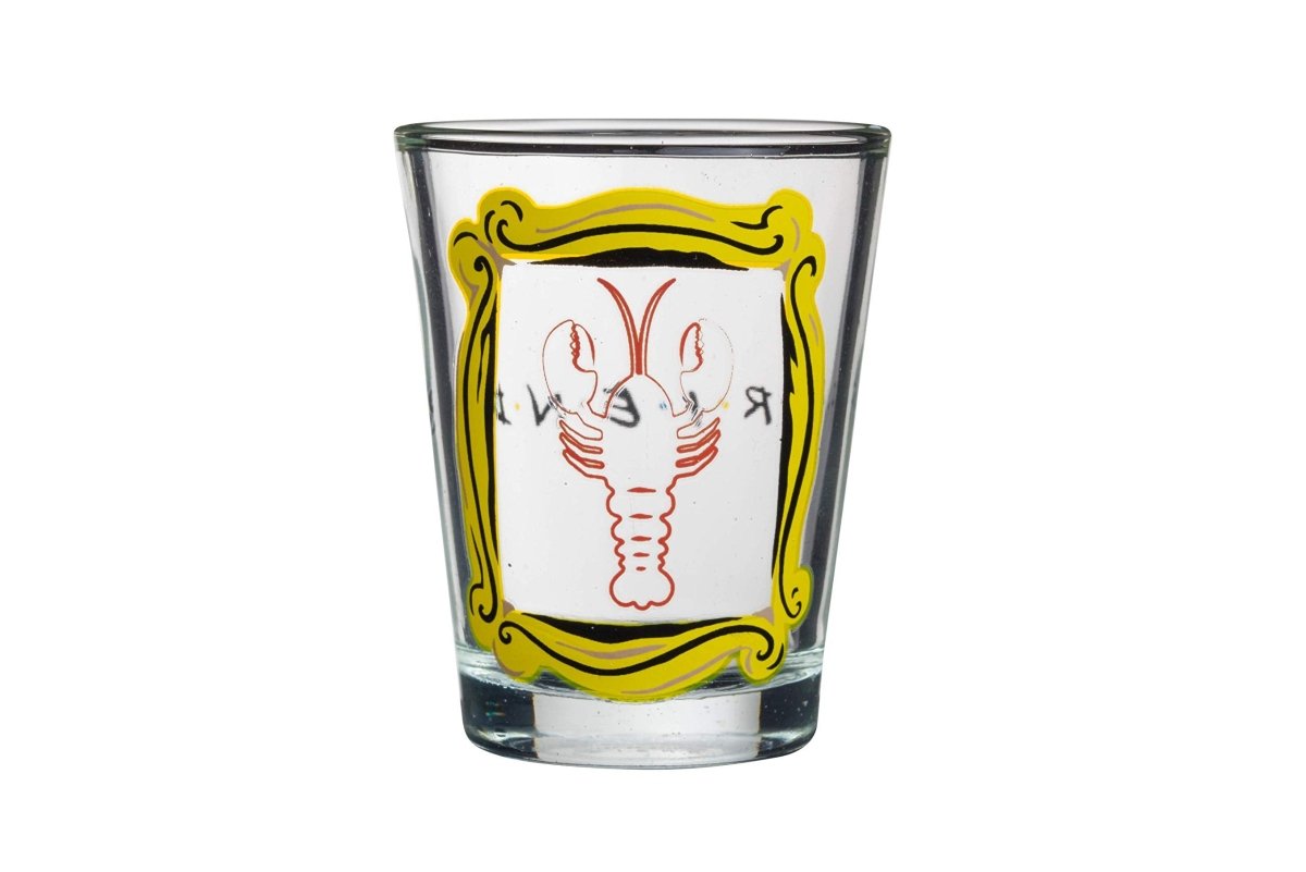 Silver Buffalo Nickelodeon Retro Featuring Rocko, Angelica, Stimpy, and Arnold 4 Pack Mini Glass Set, 1.5 Ounces - Throwback Paradise