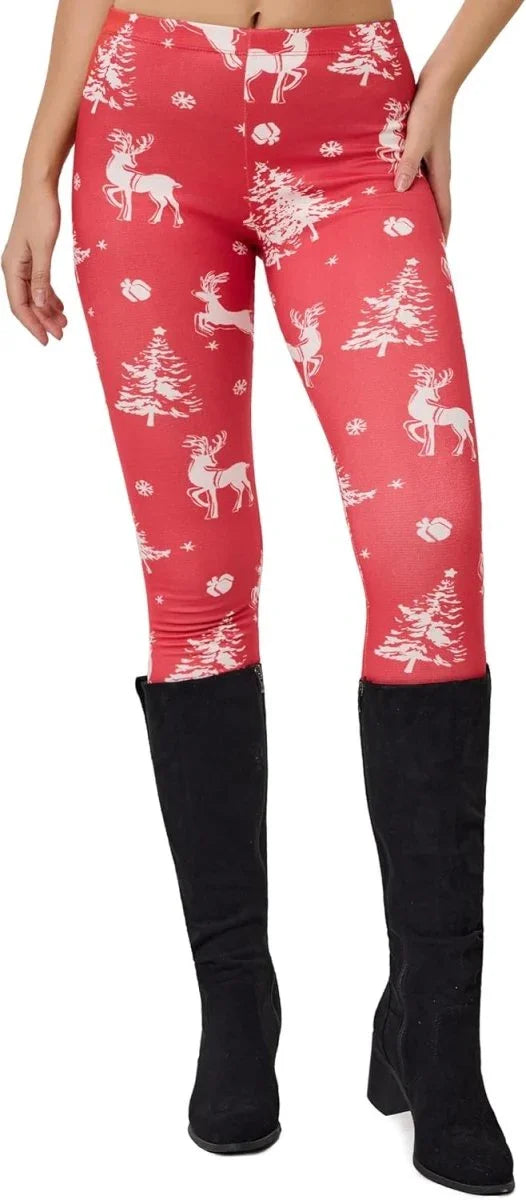 sissycos Women's 80s Leggings Neon Artistic Splash Printed Buttery Soft Stretchy Pants - Throwback Paradise