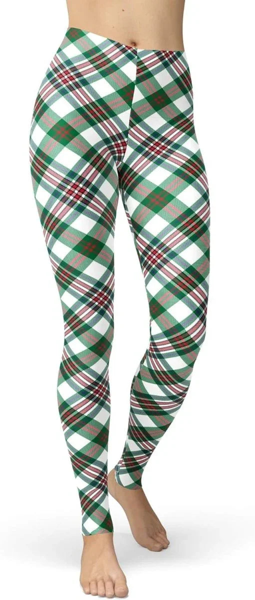 sissycos Women's 80s Leggings Neon Artistic Splash Printed Buttery Soft Stretchy Pants - Throwback Paradise