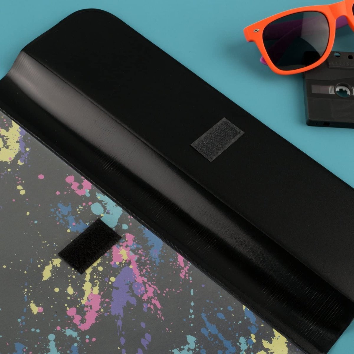 Mead Trapper Keeper Binder, Retro Design, 1 Inch Binder with Folders and Pockets, Holds 8 - 1/2" x 11" Paper, Shapes (260038CQ1 - ECM) - Throwback Paradise