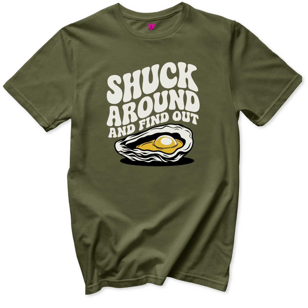 Shuck around and find out T-Shirt - Throwback Paradise
