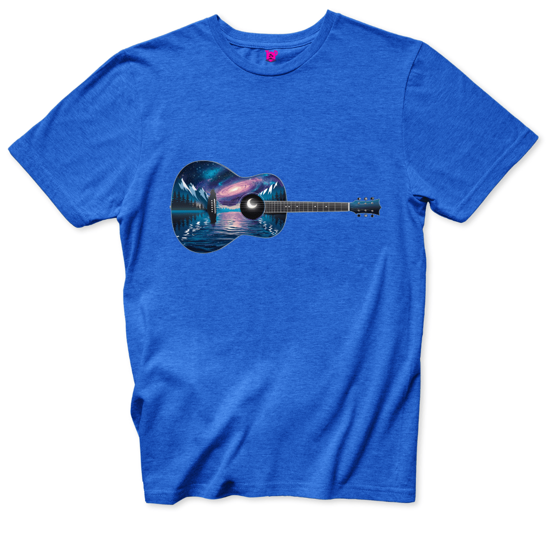 Cosmic Guitar T-Shirt - Throwback Paradise #