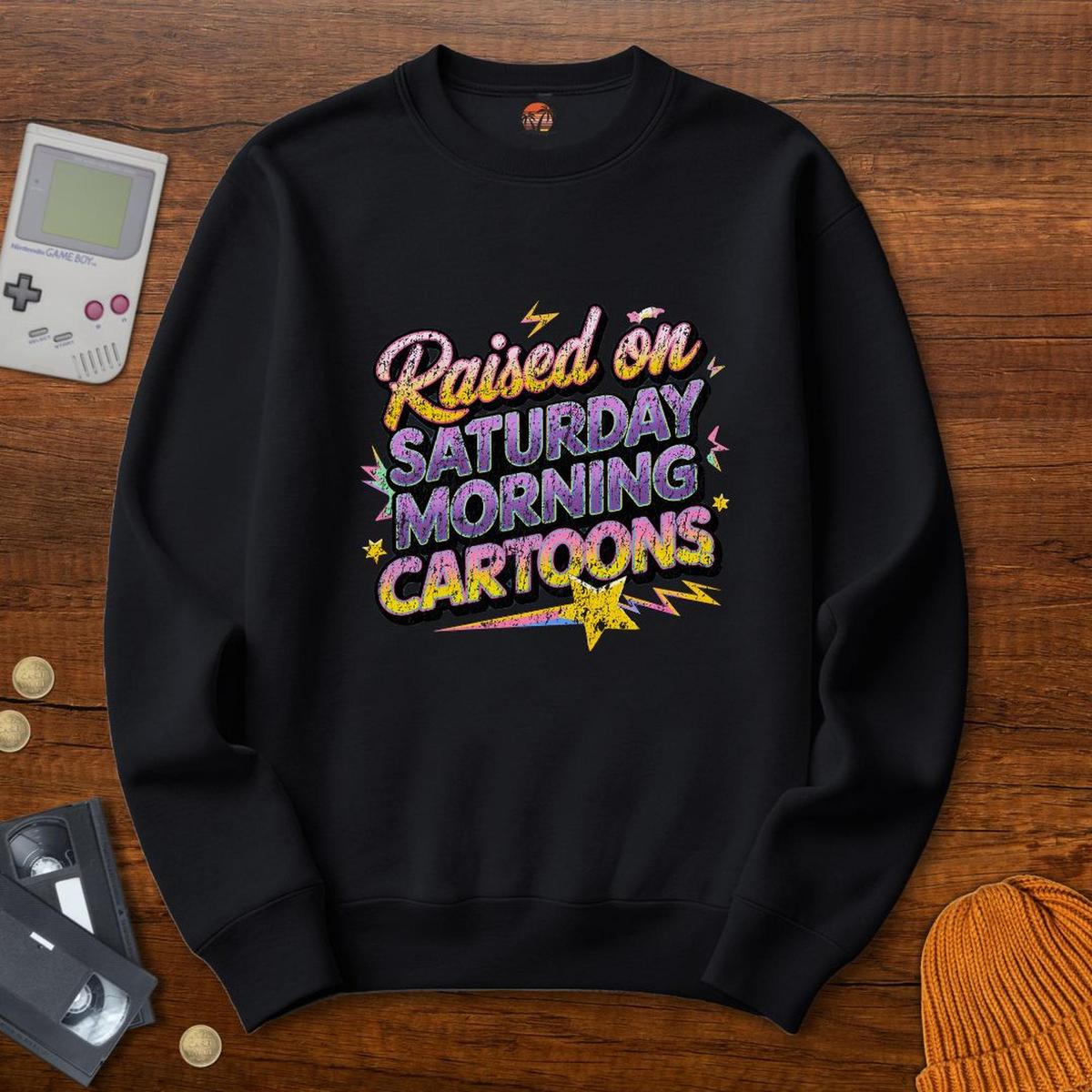 Saturday Morning Cartoons - Sweatshirt - Throwback Paradise