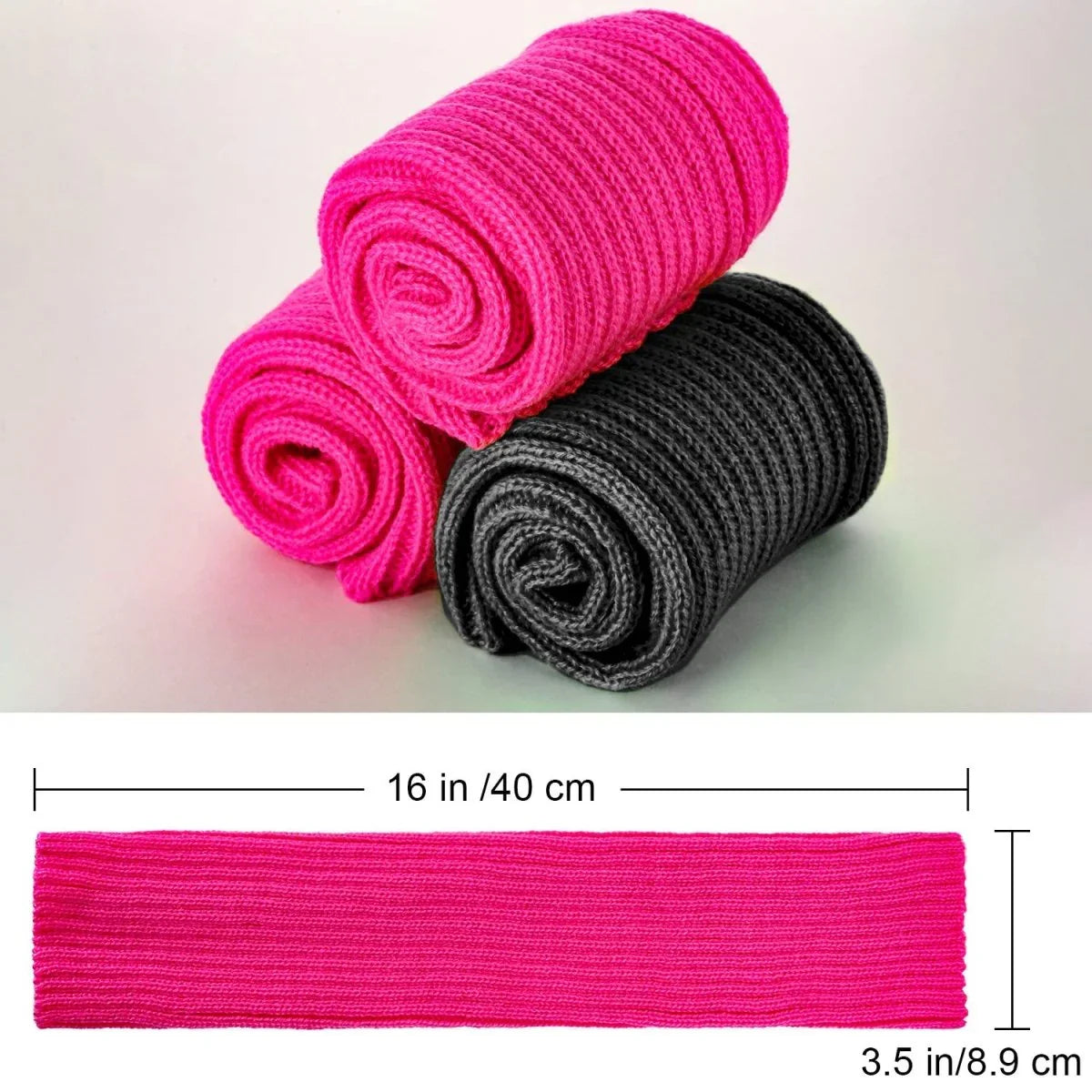 Syhood 80s Women Neon Leg Warmers Knit Ribbed Leg Warmer for Party Accessories - Throwback Paradise