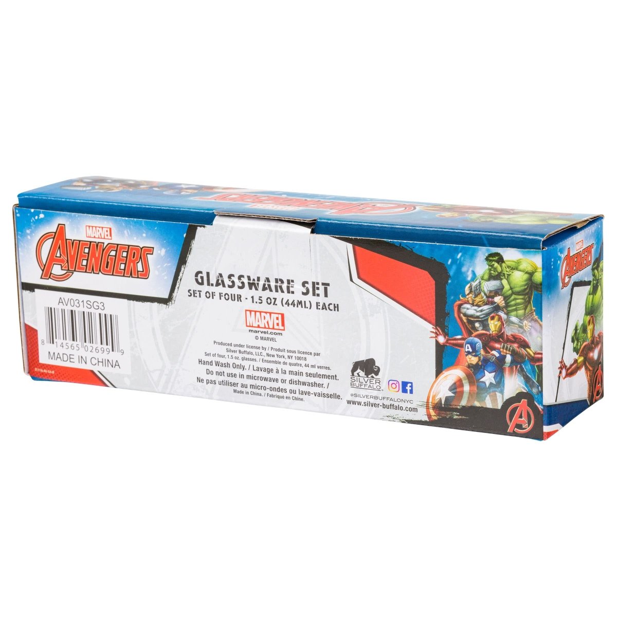 Silver Buffalo Nickelodeon Retro Featuring Rocko, Angelica, Stimpy, and Arnold 4 Pack Mini Glass Set, 1.5 Ounces - Throwback Paradise