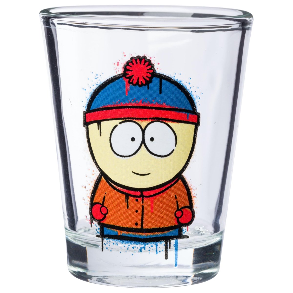 Silver Buffalo Nickelodeon Retro Featuring Rocko, Angelica, Stimpy, and Arnold 4 Pack Mini Glass Set, 1.5 Ounces - Throwback Paradise