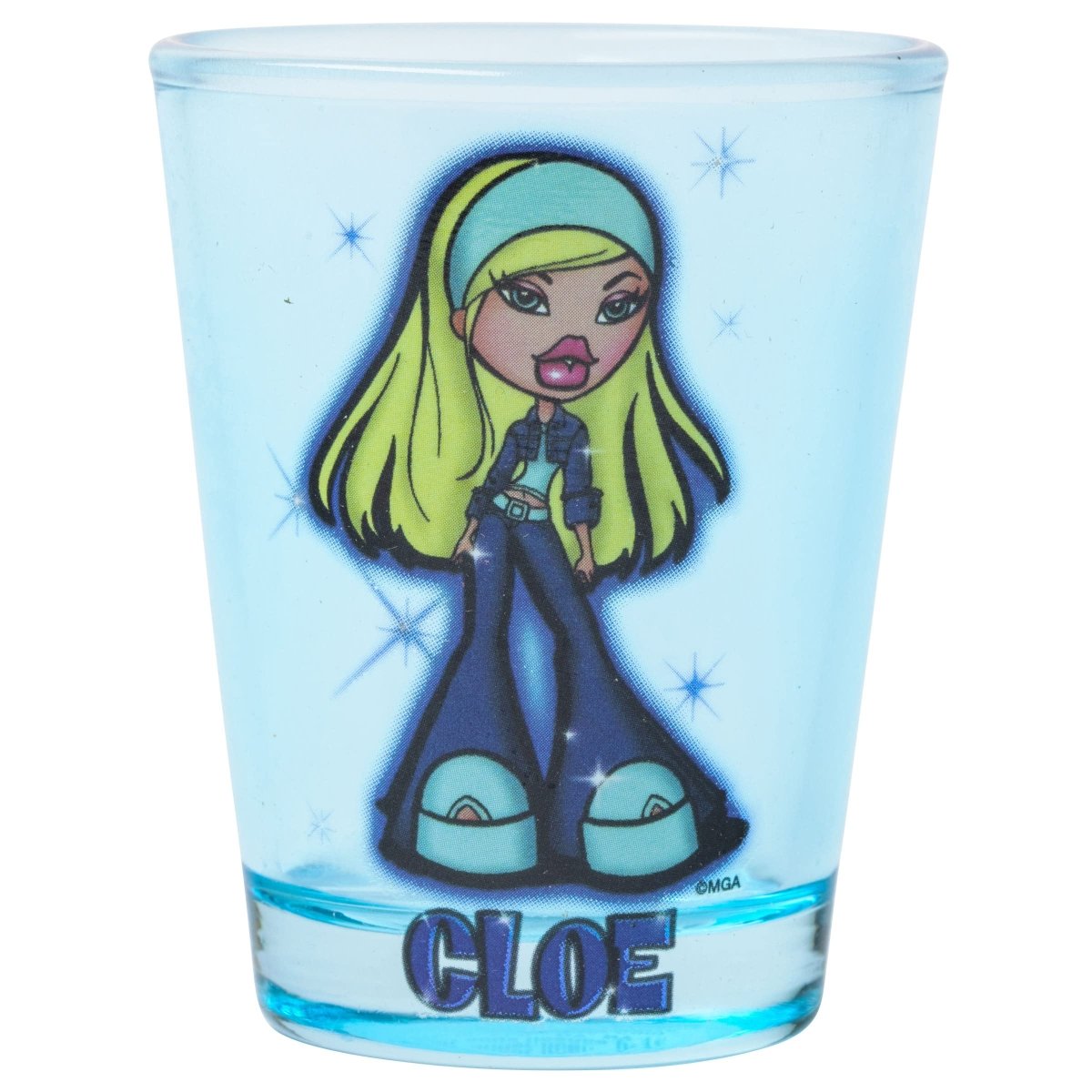 Silver Buffalo Nickelodeon Retro Featuring Rocko, Angelica, Stimpy, and Arnold 4 Pack Mini Glass Set, 1.5 Ounces - Throwback Paradise