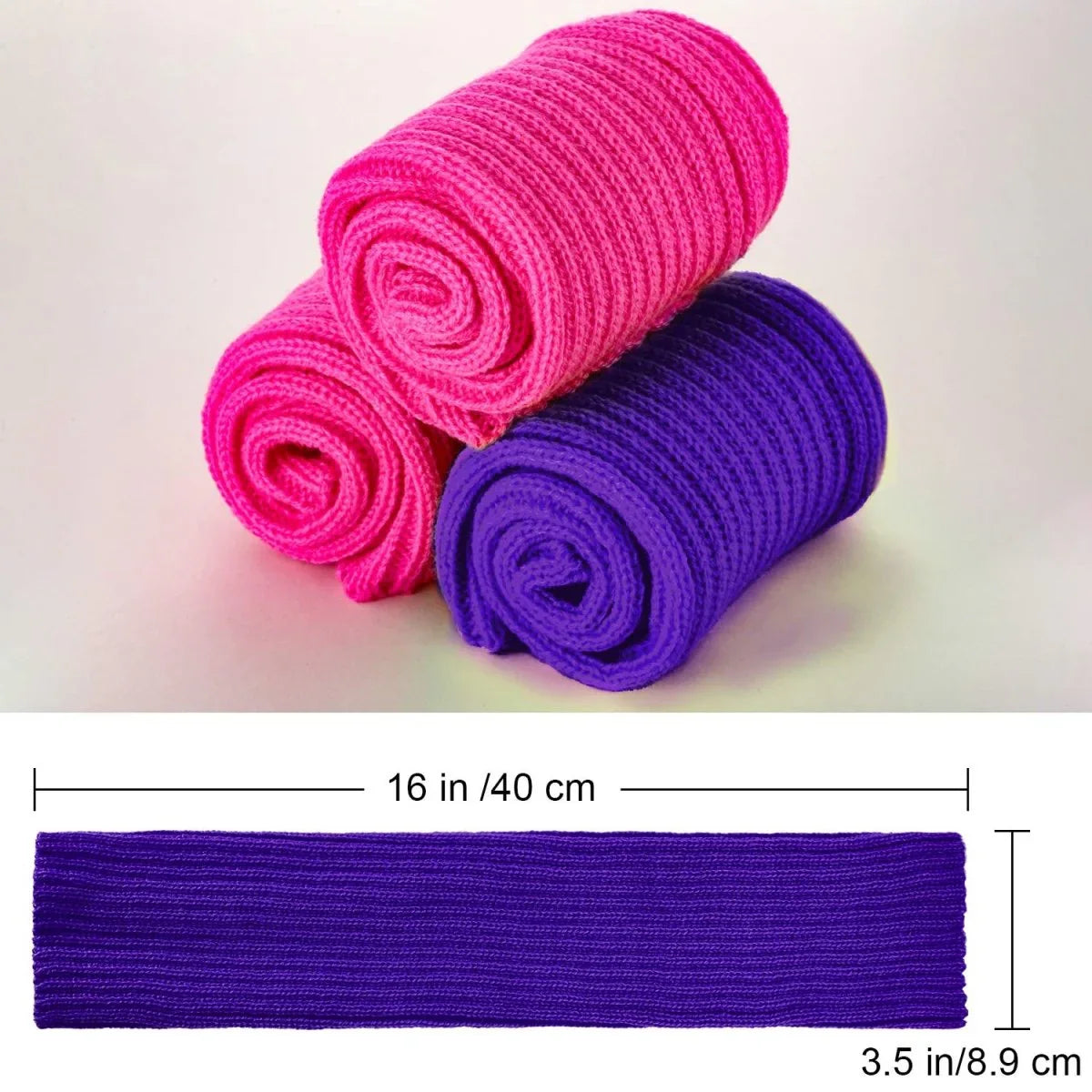 Syhood 80s Women Neon Leg Warmers Knit Ribbed Leg Warmer for Party Accessories - Throwback Paradise