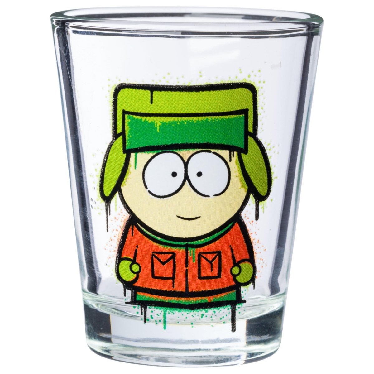 Silver Buffalo Nickelodeon Retro Featuring Rocko, Angelica, Stimpy, and Arnold 4 Pack Mini Glass Set, 1.5 Ounces - Throwback Paradise