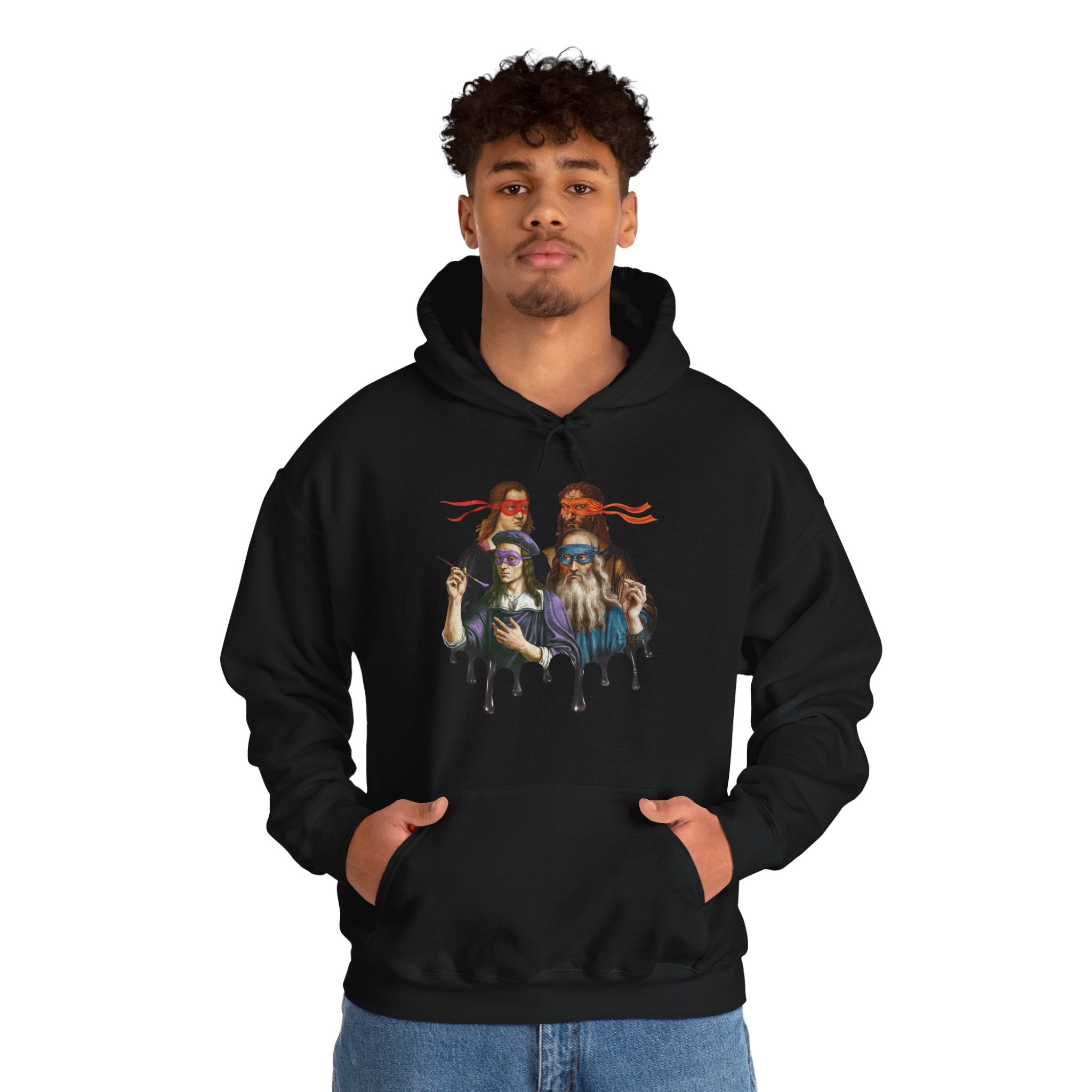 Renaissance Artists Ninja Painters - Hoodie - Throwback Paradise