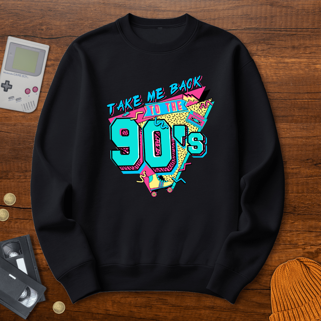 Back to the 90s - Sweatshirt - Throwback Paradise