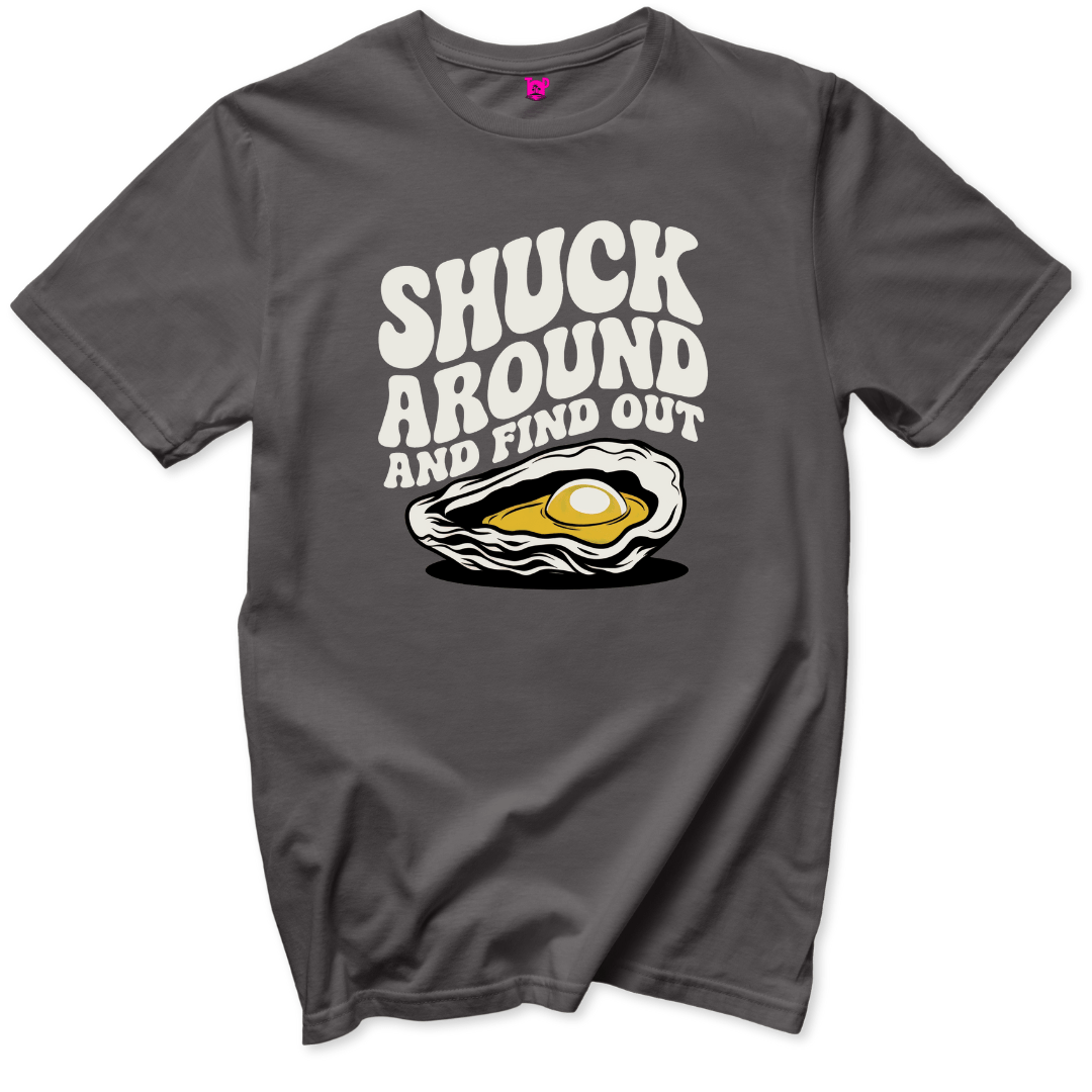 Shuck around and find out T-Shirt - Throwback Paradise