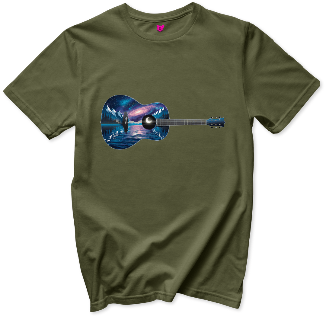 Cosmic Guitar T-Shirt - Throwback Paradise #
