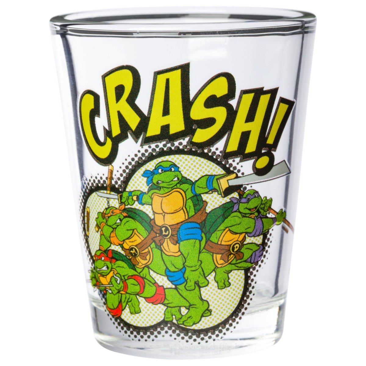 Silver Buffalo Nickelodeon Retro Featuring Rocko, Angelica, Stimpy, and Arnold 4 Pack Mini Glass Set, 1.5 Ounces - Throwback Paradise