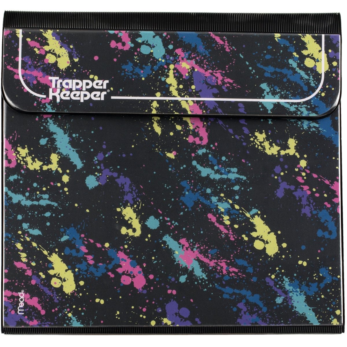 Mead Trapper Keeper Binder, Retro Design, 1 Inch Binder with Folders and Pockets, Holds 8 - 1/2" x 11" Paper, Shapes (260038CQ1 - ECM) - Throwback Paradise