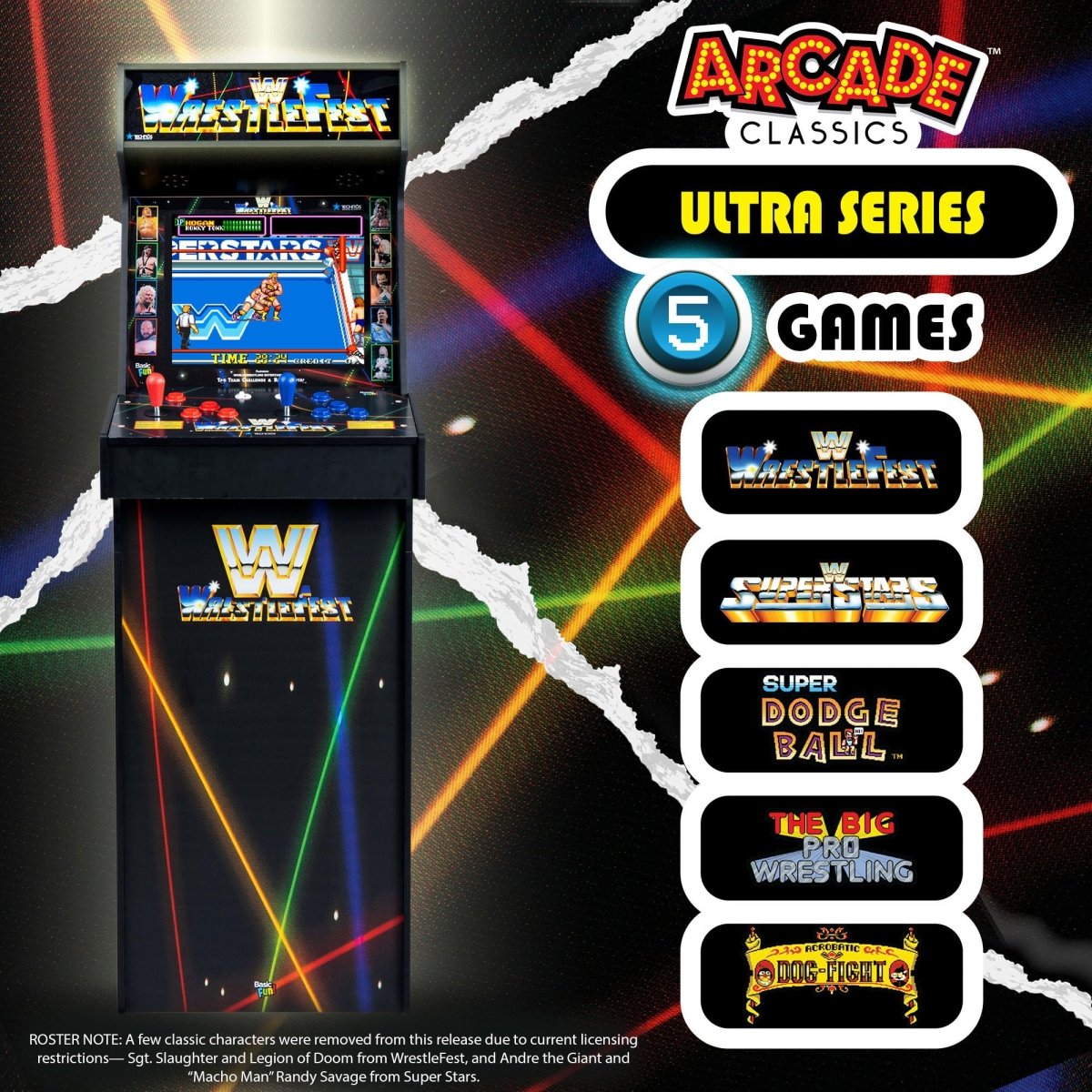 Arcade Classics - Atari Centipede Ultra Series Game Machine, 40 Games, 17" Liquid Crystal Screen - Indoor Cabinet, Retro, Gaming Console, Basement Decoration, Man Cave - Throwback Paradise