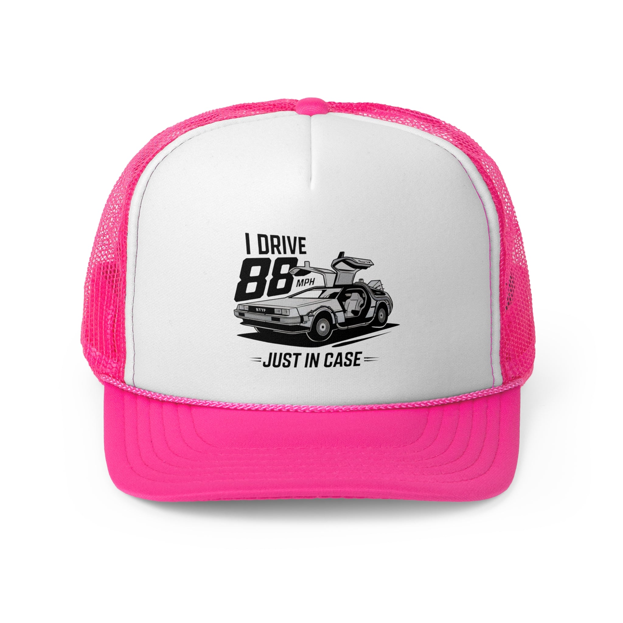 I drive 88 MPH - Retro Trucker Cap - Throwback Paradise