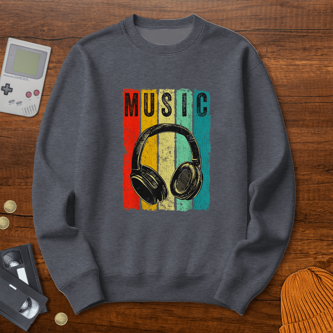 MUSIC - Sweatshirt - Throwback Paradise