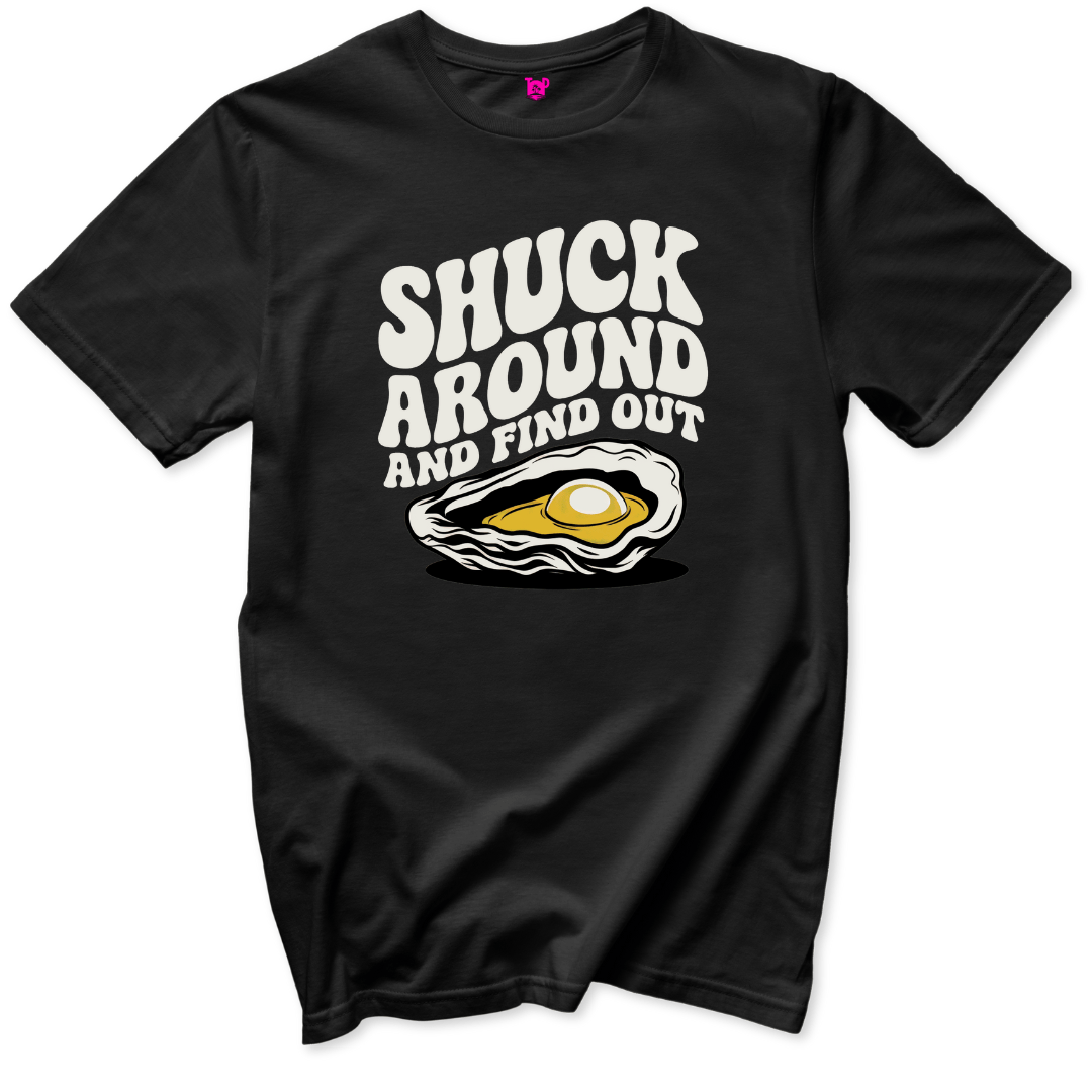 Shuck around and find out T-Shirt - Throwback Paradise