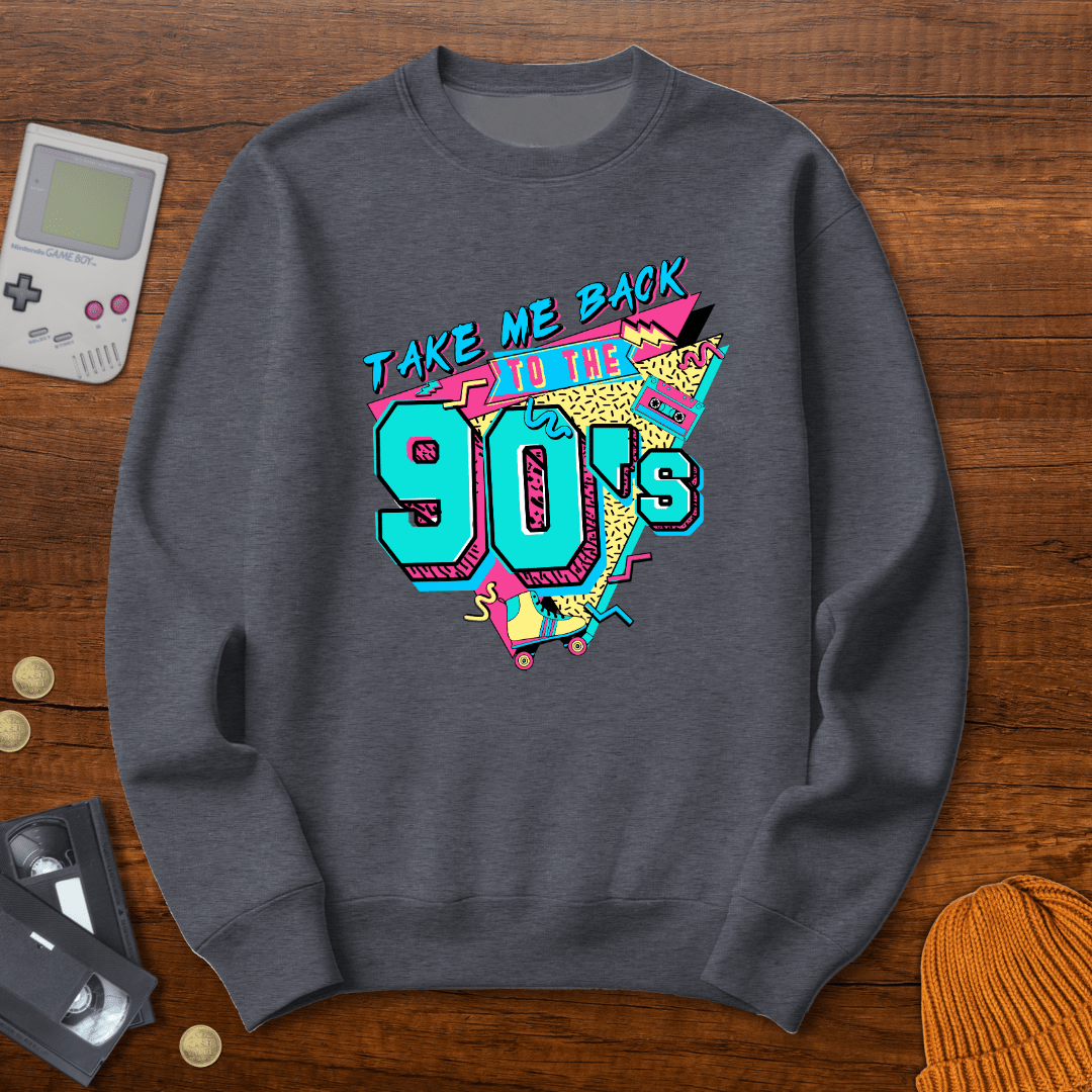 Back to the 90s - Sweatshirt - Throwback Paradise