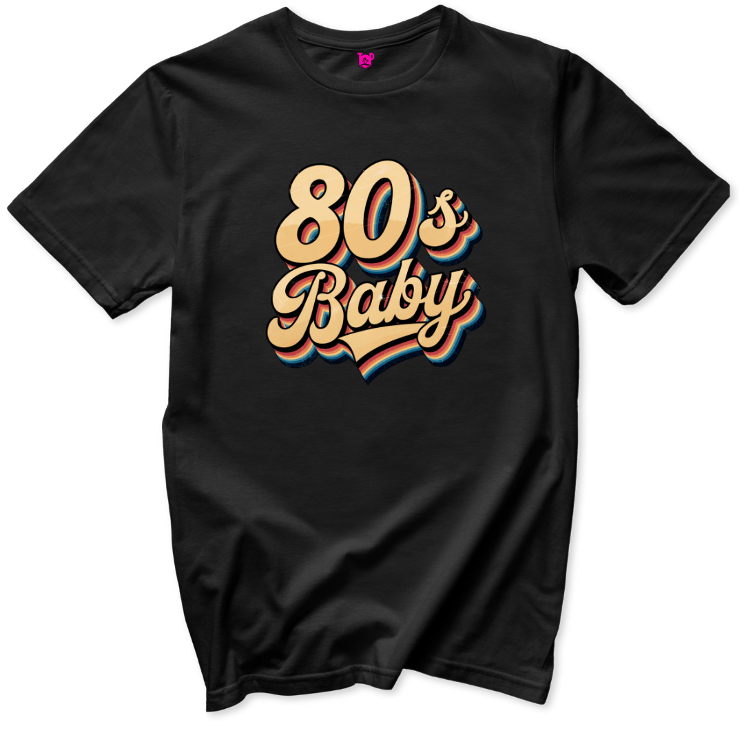 80s Baby T-Shirt - Throwback Paradise