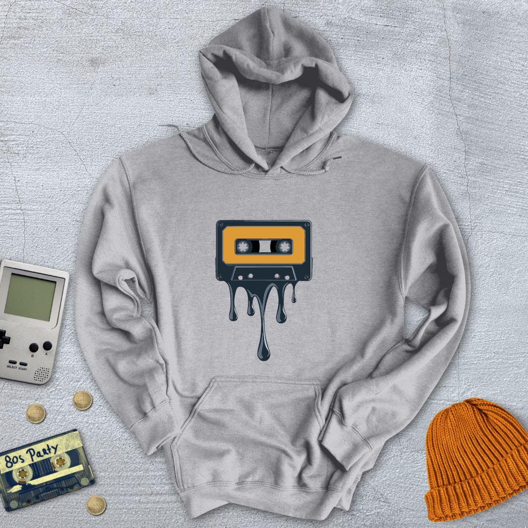 Melted Cassette - Hoodie - Throwback Paradise