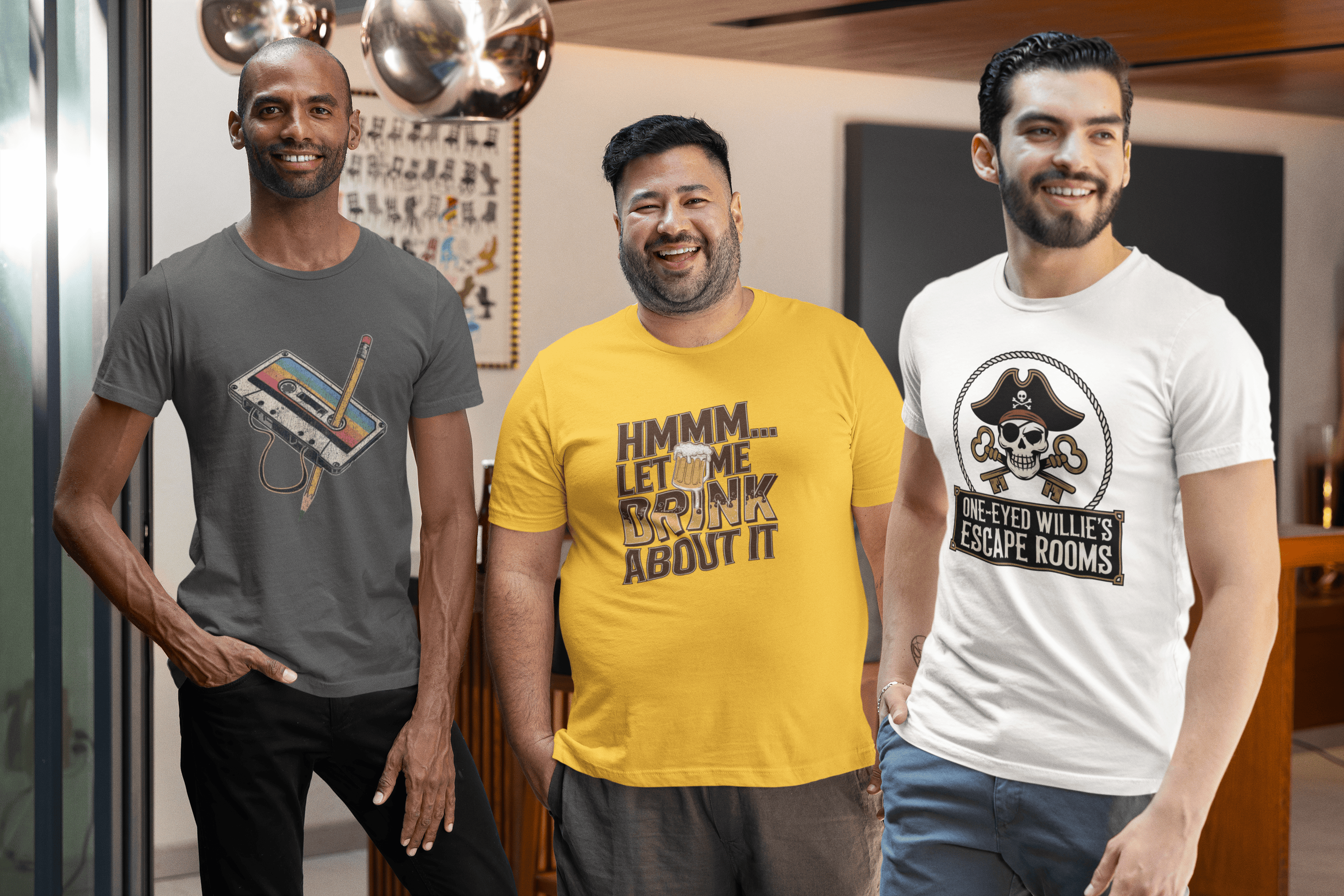 bachelor-themed-mockup-featuring-three-happy-men-wearing-bella-canvas-t-shirts-m36915