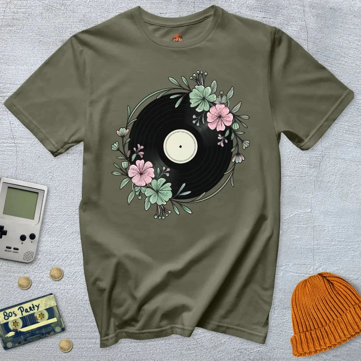 Flower Record - Shirt