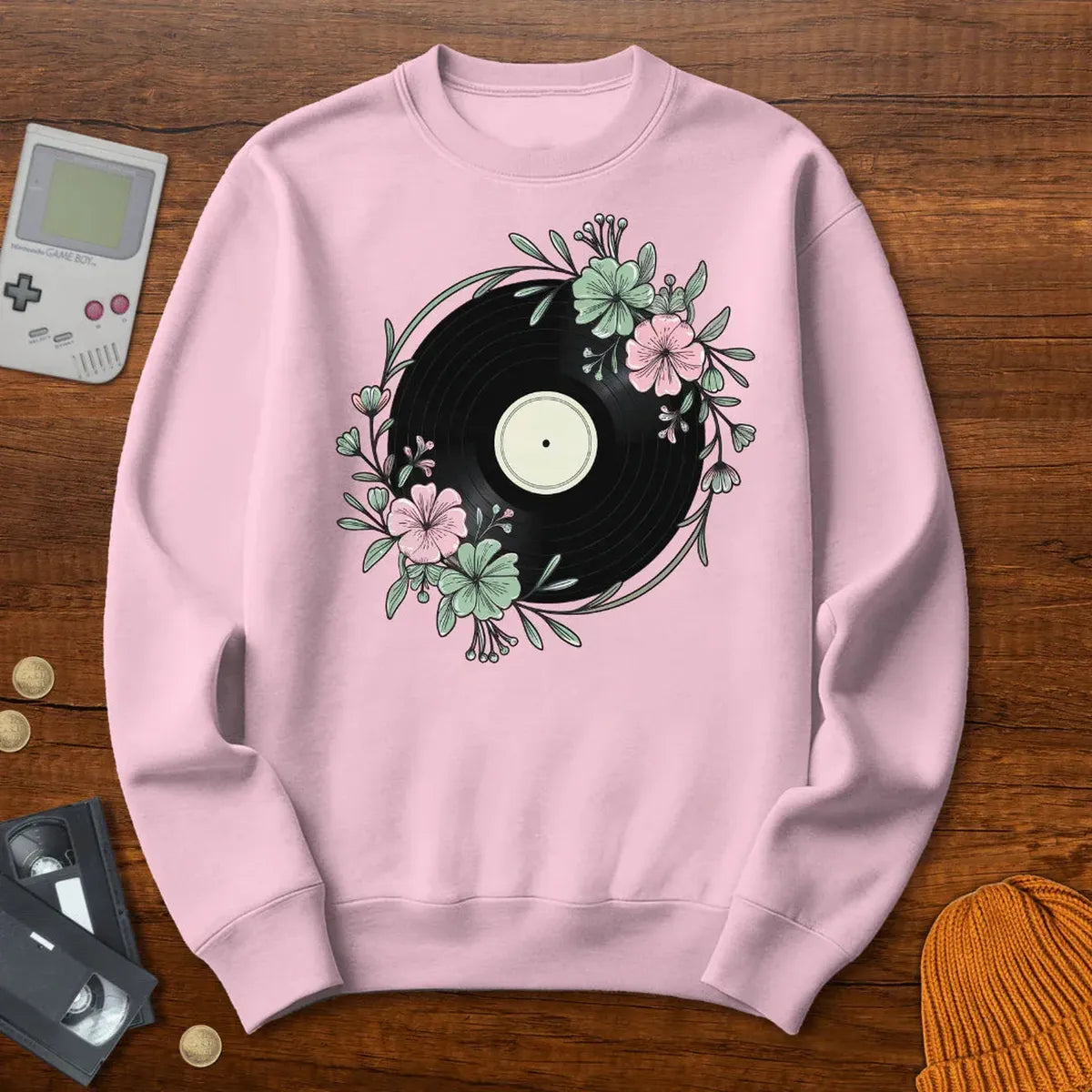 Flower Record - Sweatshirt