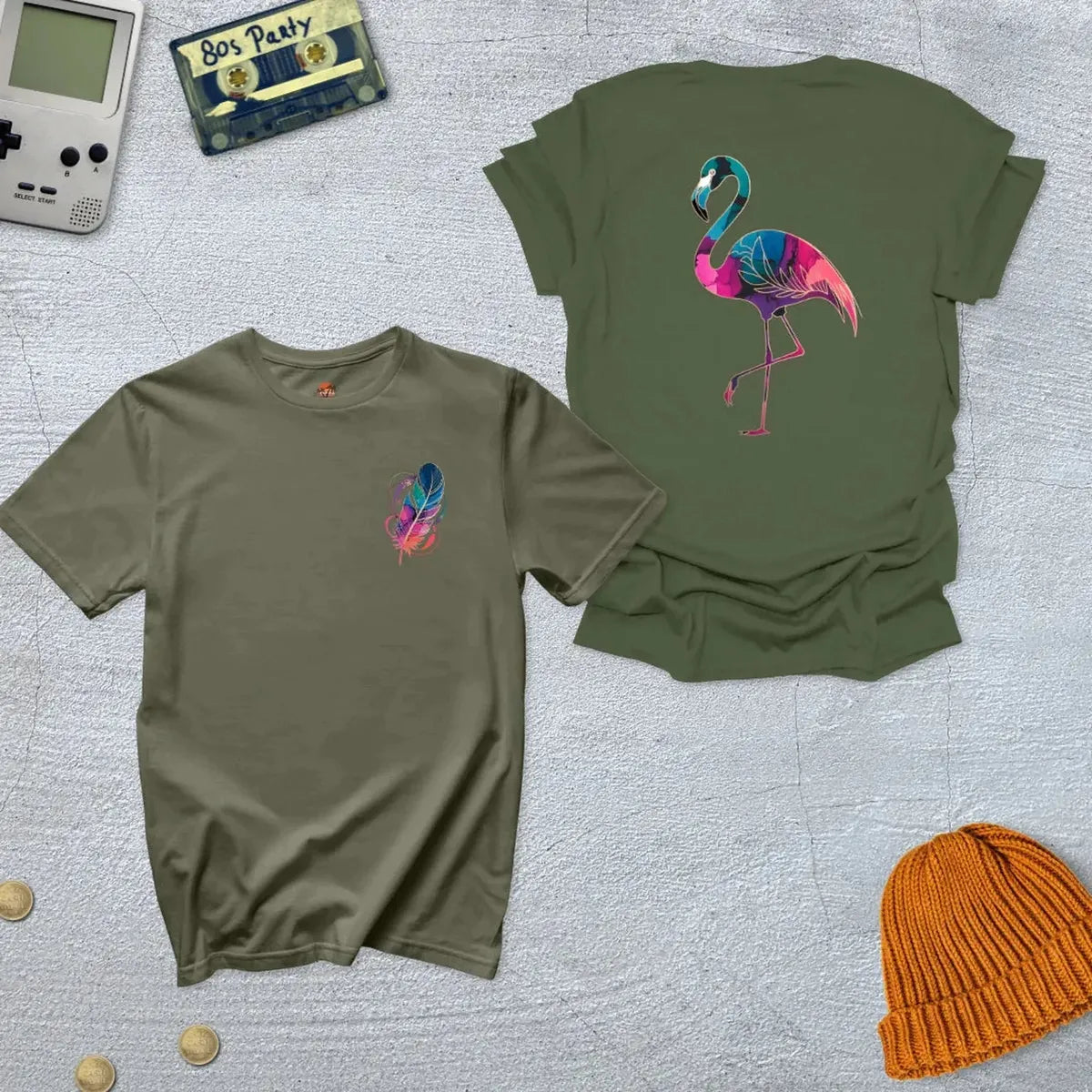 Gradient Flamingo - Shirt