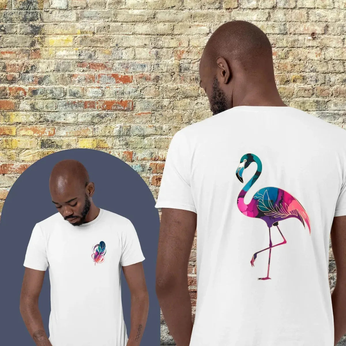 Gradient Flamingo - Shirt