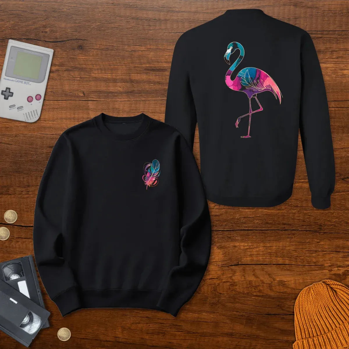 Gradient Flamingo - Sweatshirt