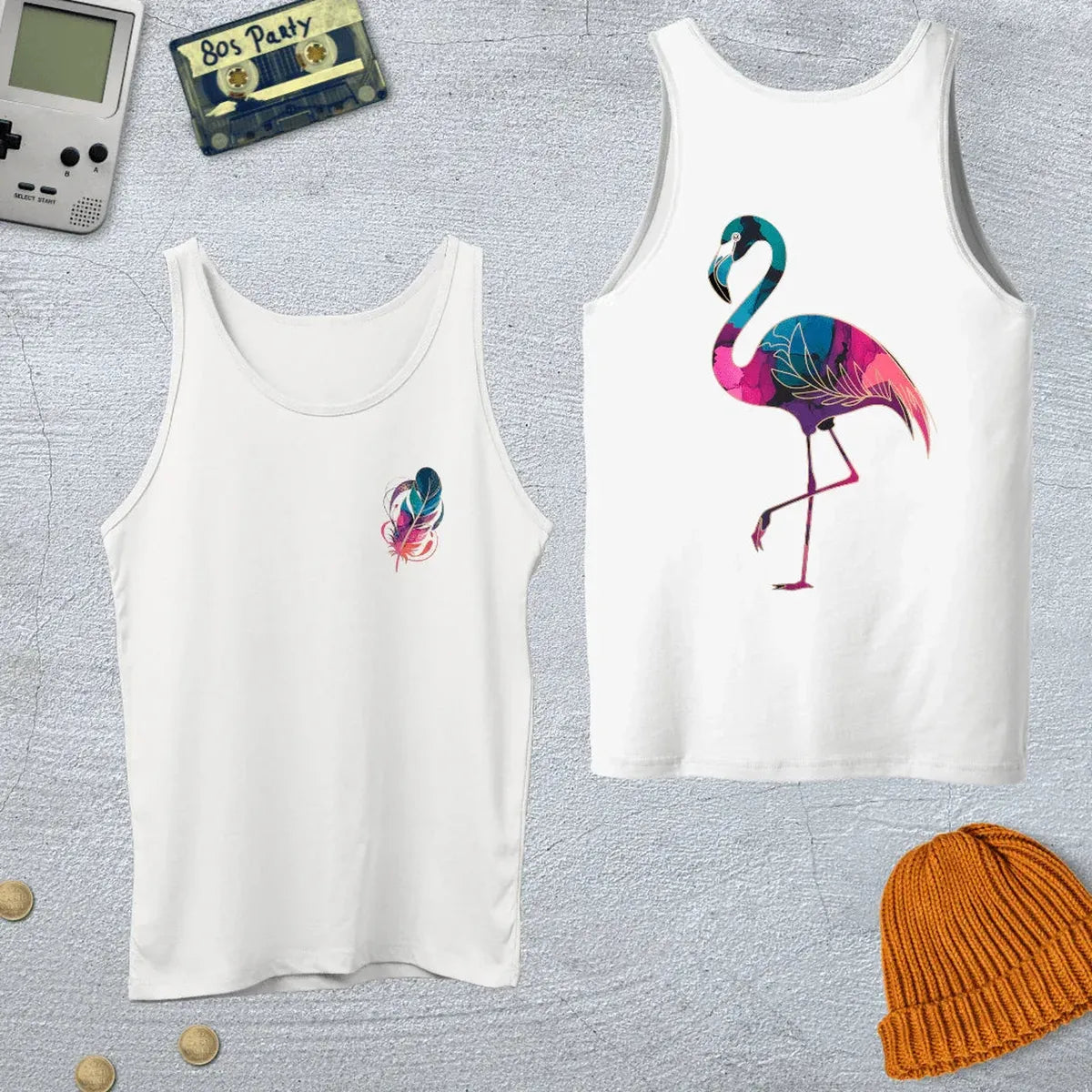 Gradient Flamingo - Tank Top
