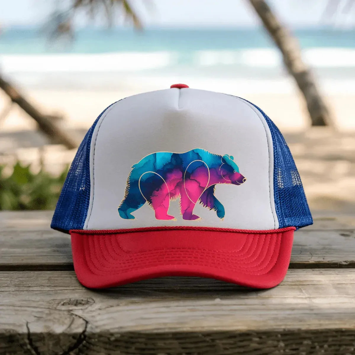 Gradient Grizzly - Trucker Hat