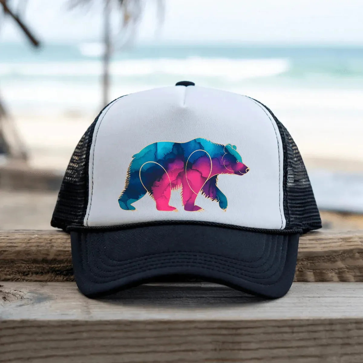 Gradient Grizzly - Trucker Hat