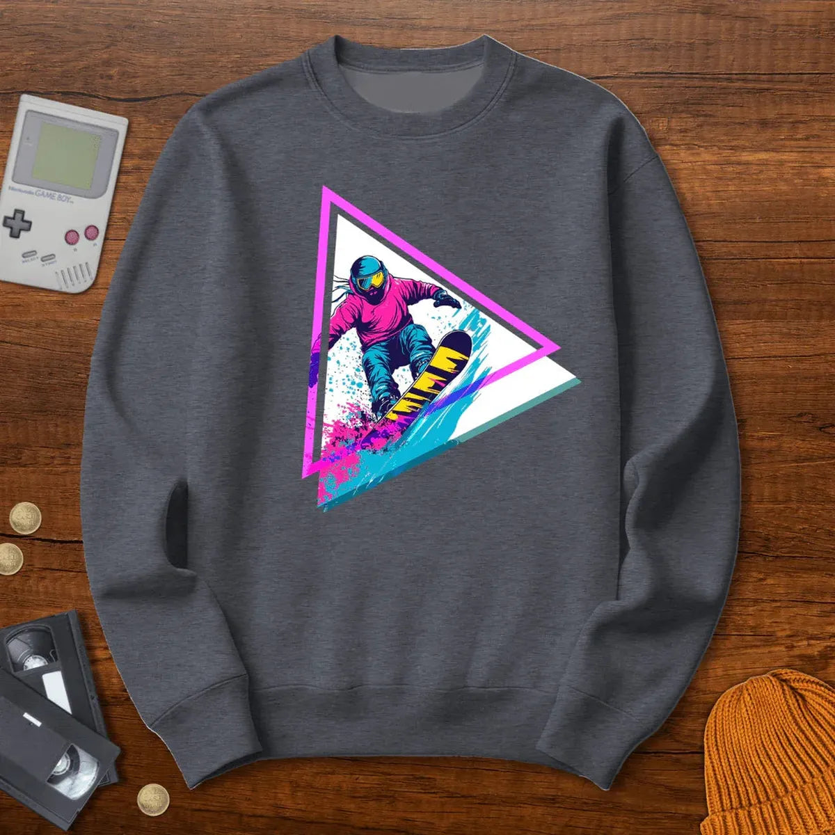 Neon Triangle Shred - Sweatshirt