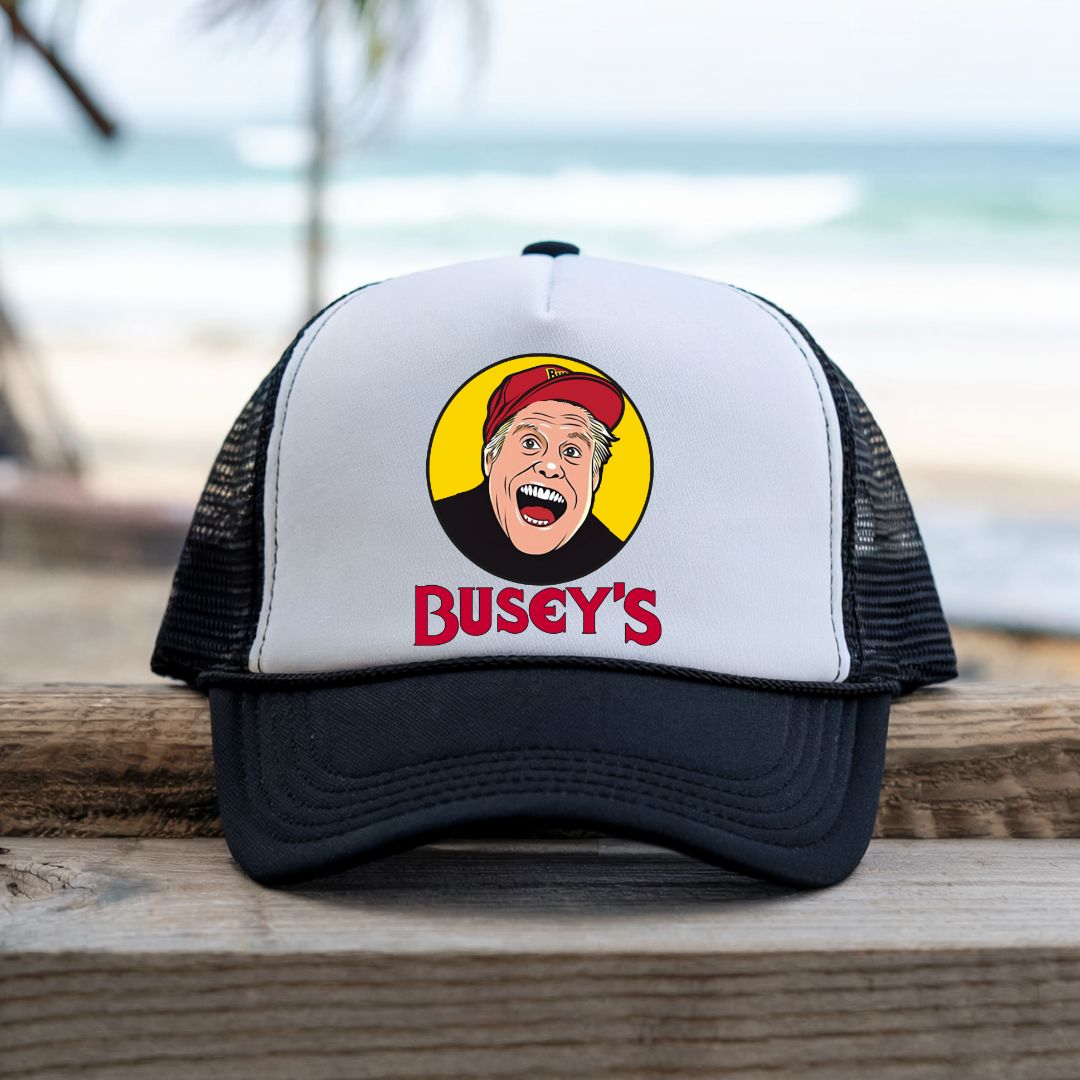 Printify Hats Black / One size Busey's - Trucker Hat
