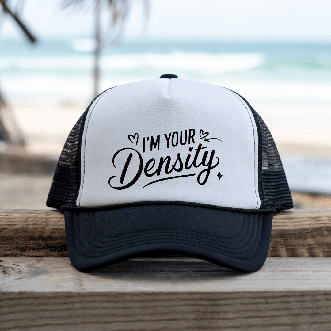 Printify Hats Black / One size Density - Trucker Hat