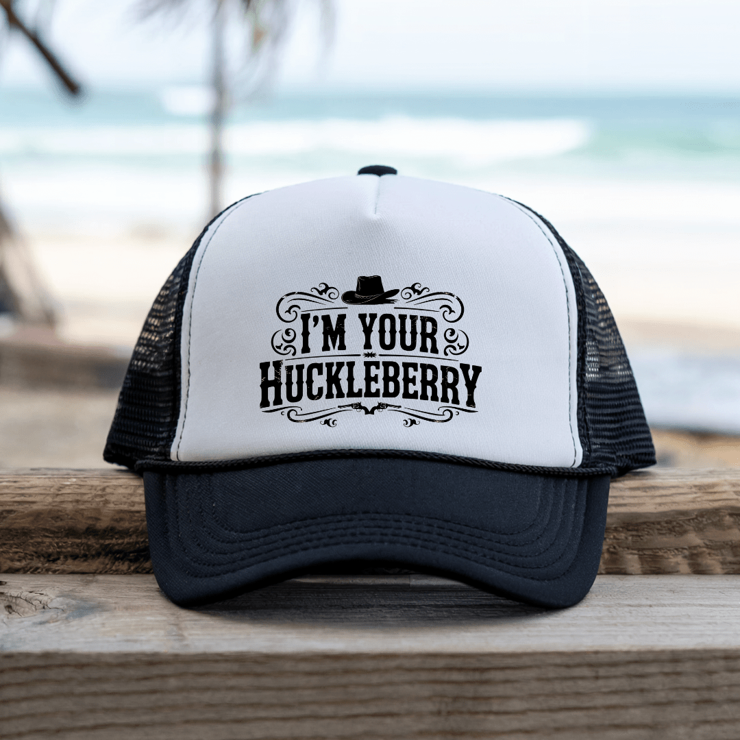 Printify Hats Black / One size Huckleberry - Trucker Hat