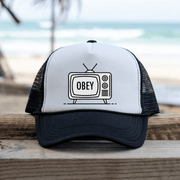 Printify Hats Black / One size Obey - Trucker Hat