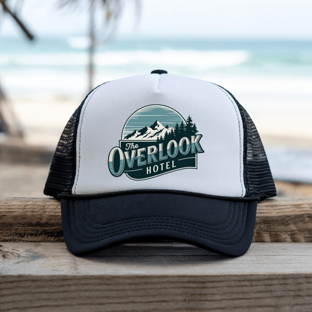 Printify Hats Black / One size Overlook Hotel - Trucker Hat