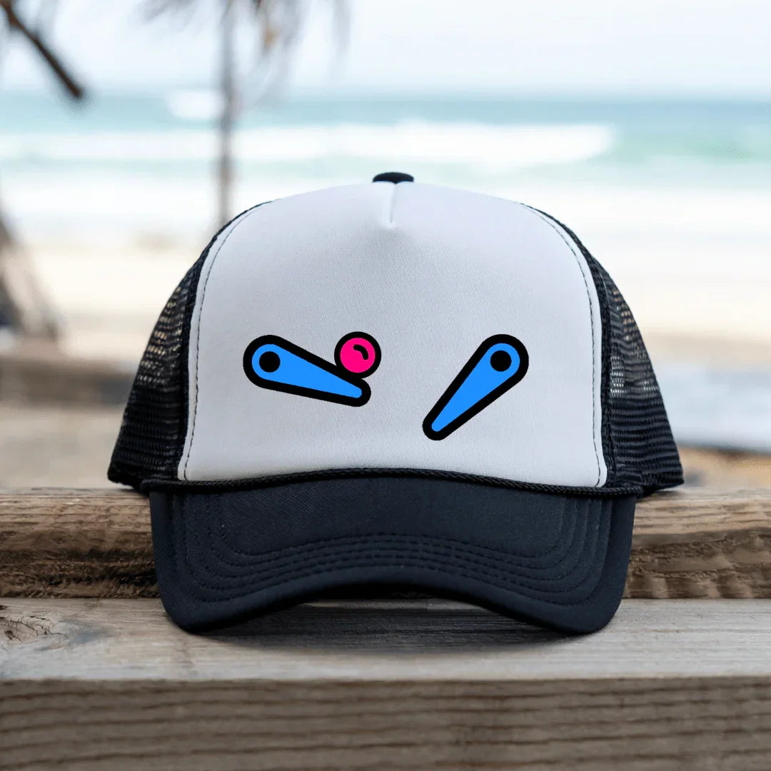 pinball - Trucker Hat - Throwback Paradise