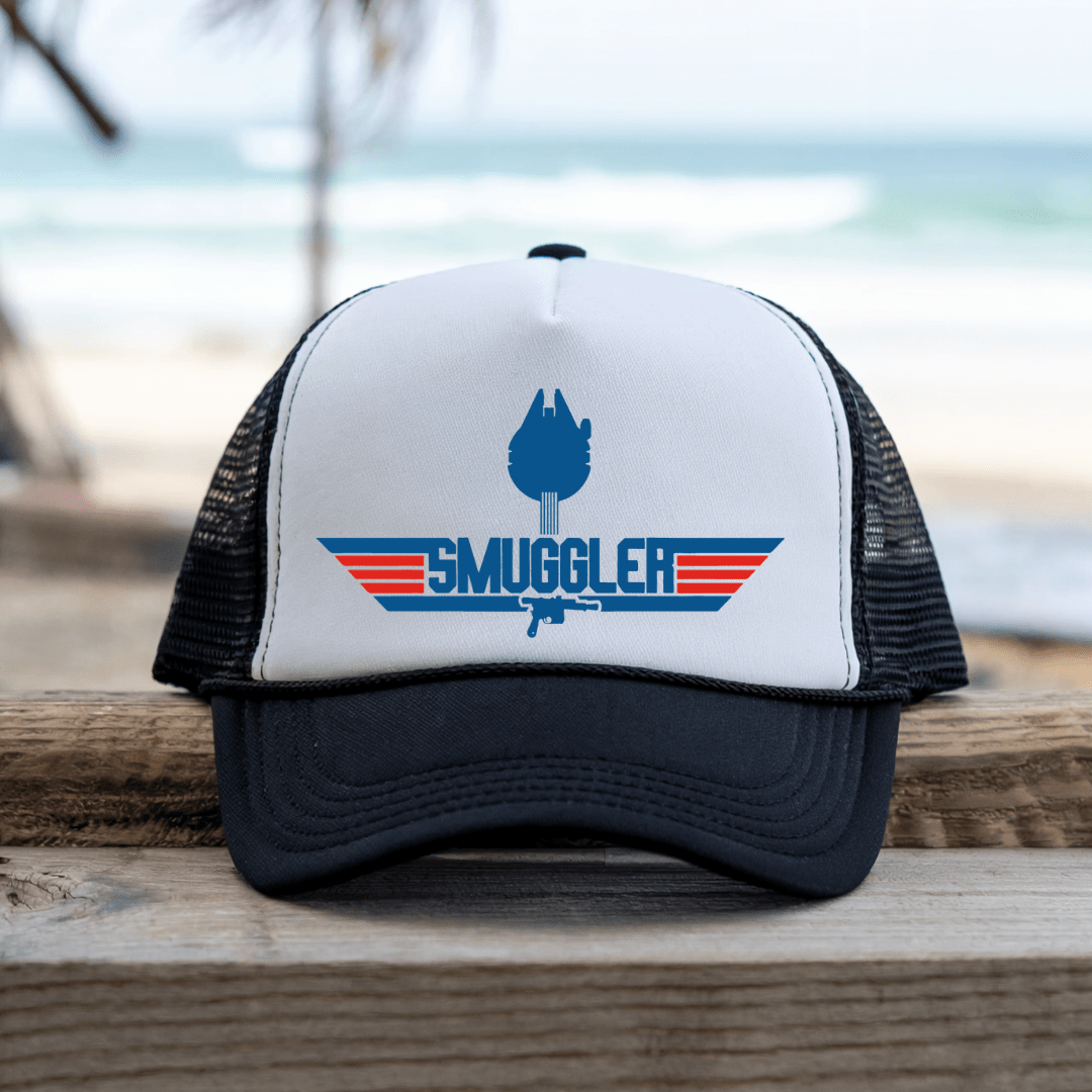 Printify Hats Black / One size Top Smuggler - Trucker Hat