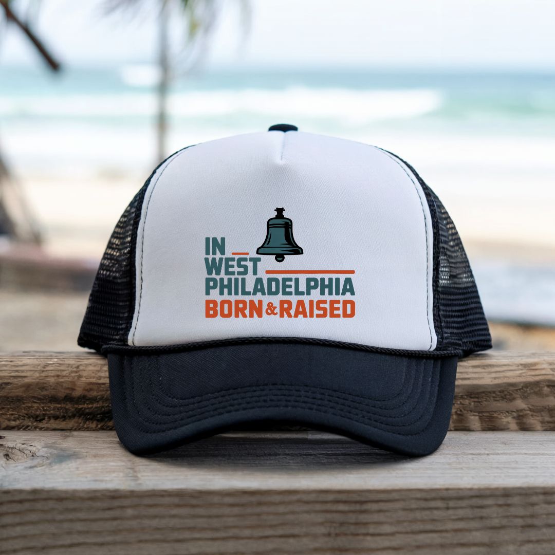 Printify Hats Black / One size West Philadelphia - Trucker Hat