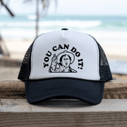 Printify Hats Black / One size You Can Do it - Trucker Hat