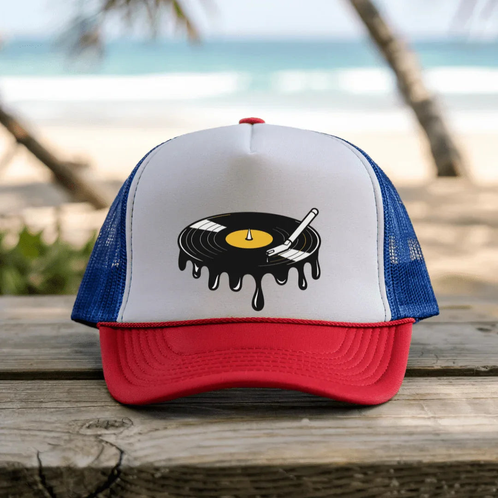 Melted Record - Trucker Hat
