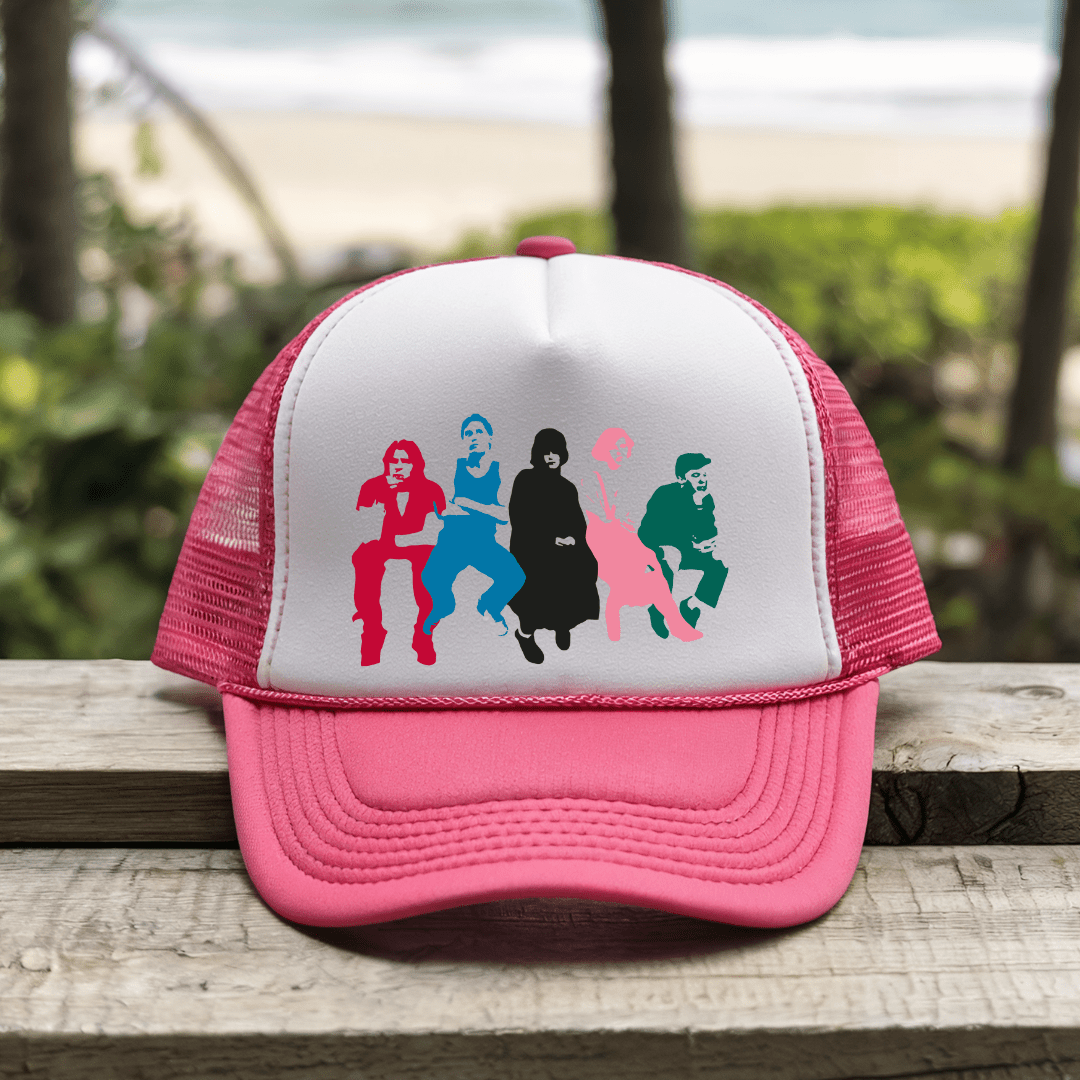 Printify Hats Pink / One size breakfast - Trucker Hat