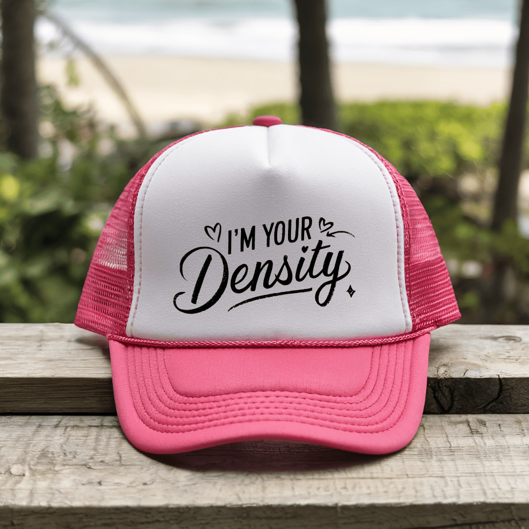 Printify Hats Pink / One size Density - Trucker Hat