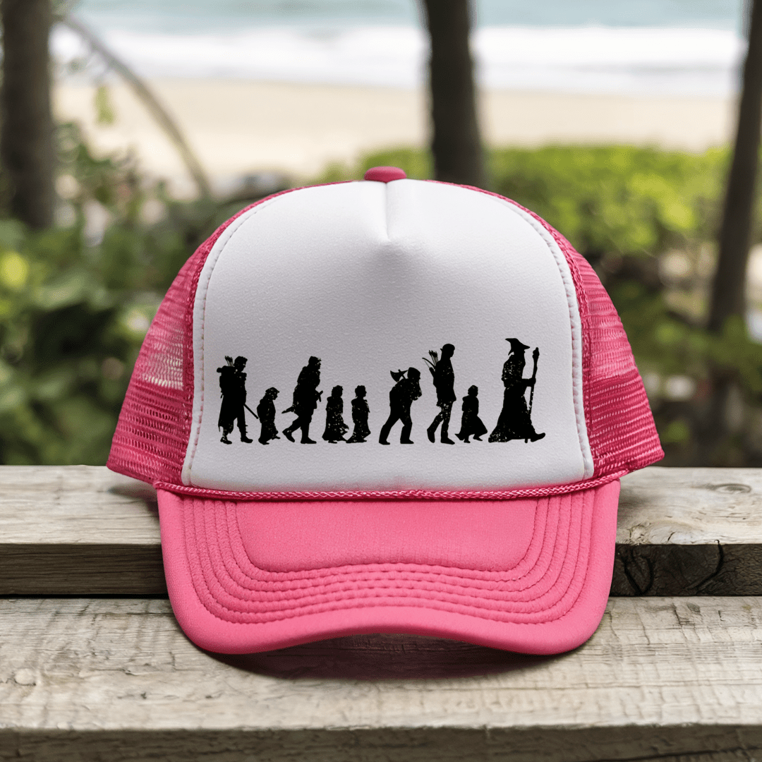 Printify Hats Pink / One size Fellowship - Trucker Hat