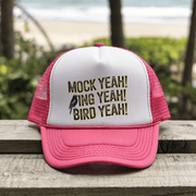 Printify Hats Pink / One size Mocking Bird - Trucker Hat